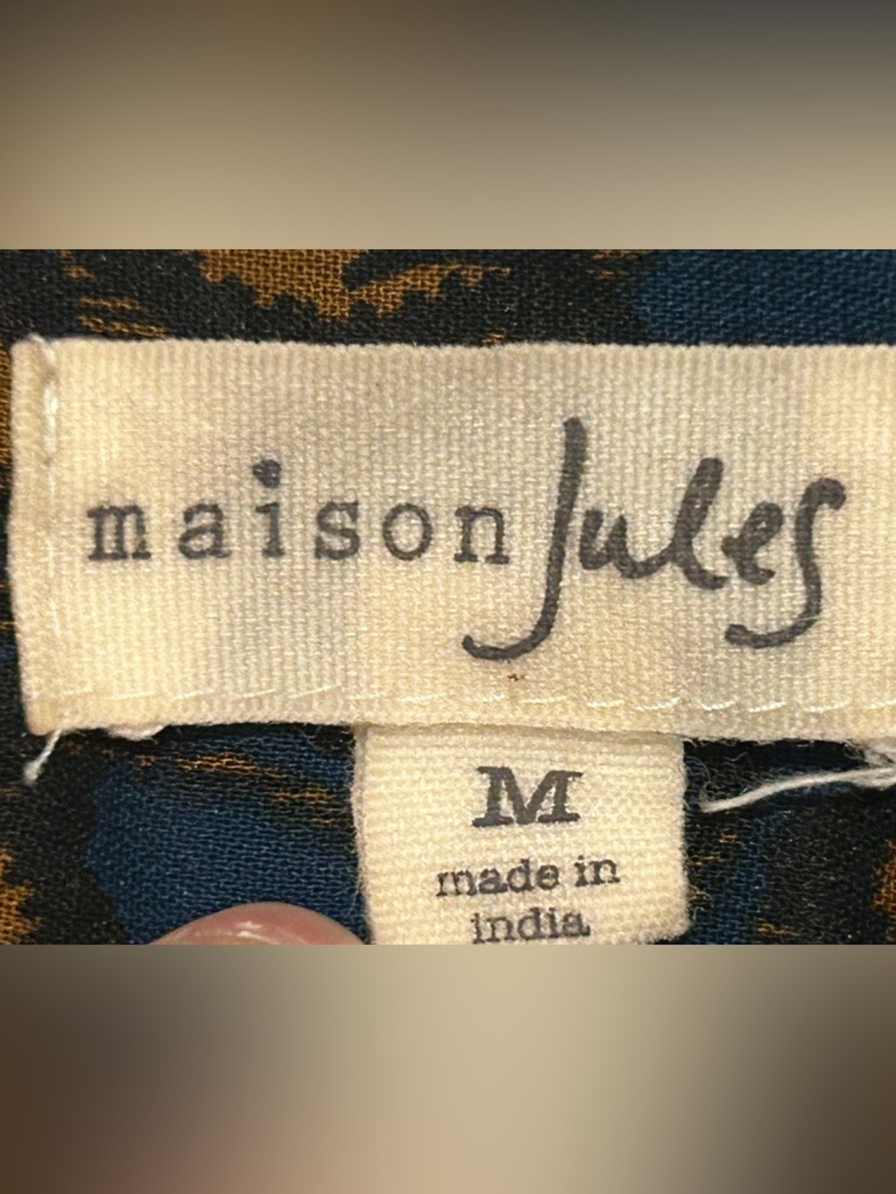 Anthropologie Maison Jules Floral Print Fit & Flare Dress - Picture 4 of 9